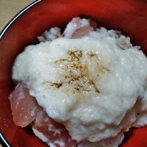 ❤　長芋たっぷり！　海苔たっぷり！　マグロ丼　❤